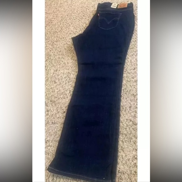 Levi's Women's Classic Bootcut Mid Rise Jeans Sz 22W Dark Blue NEW - Picture 6 of 11